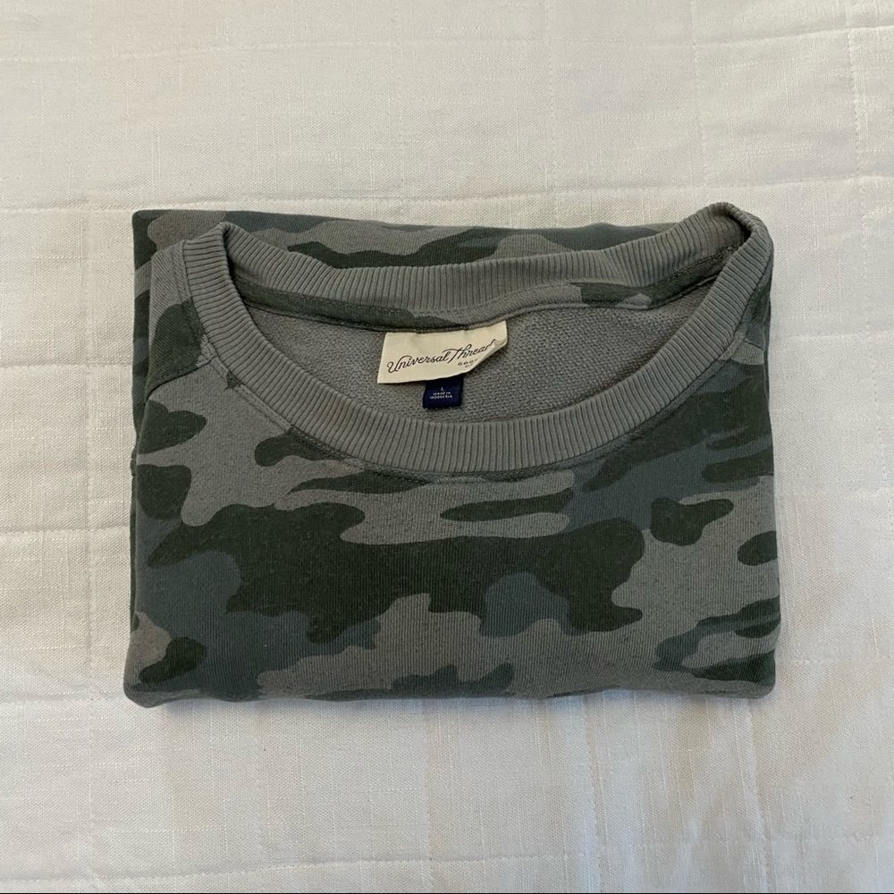 Universal Tread Good Co. Camo Sweater